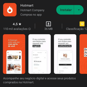aplicativo da hotmart